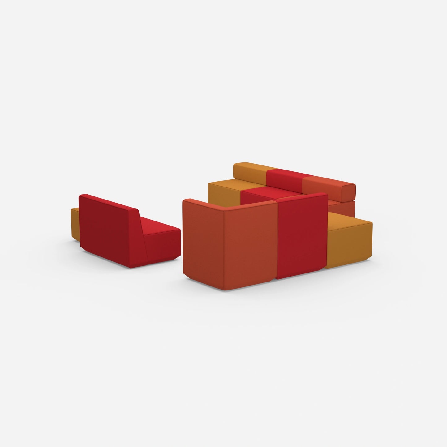 Bench for living room from behind