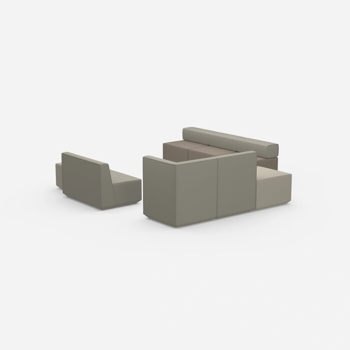 Bench for living room from behind