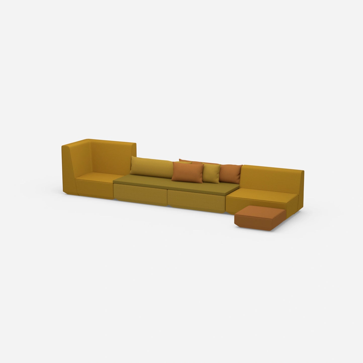Comfortable sofa beds from the side