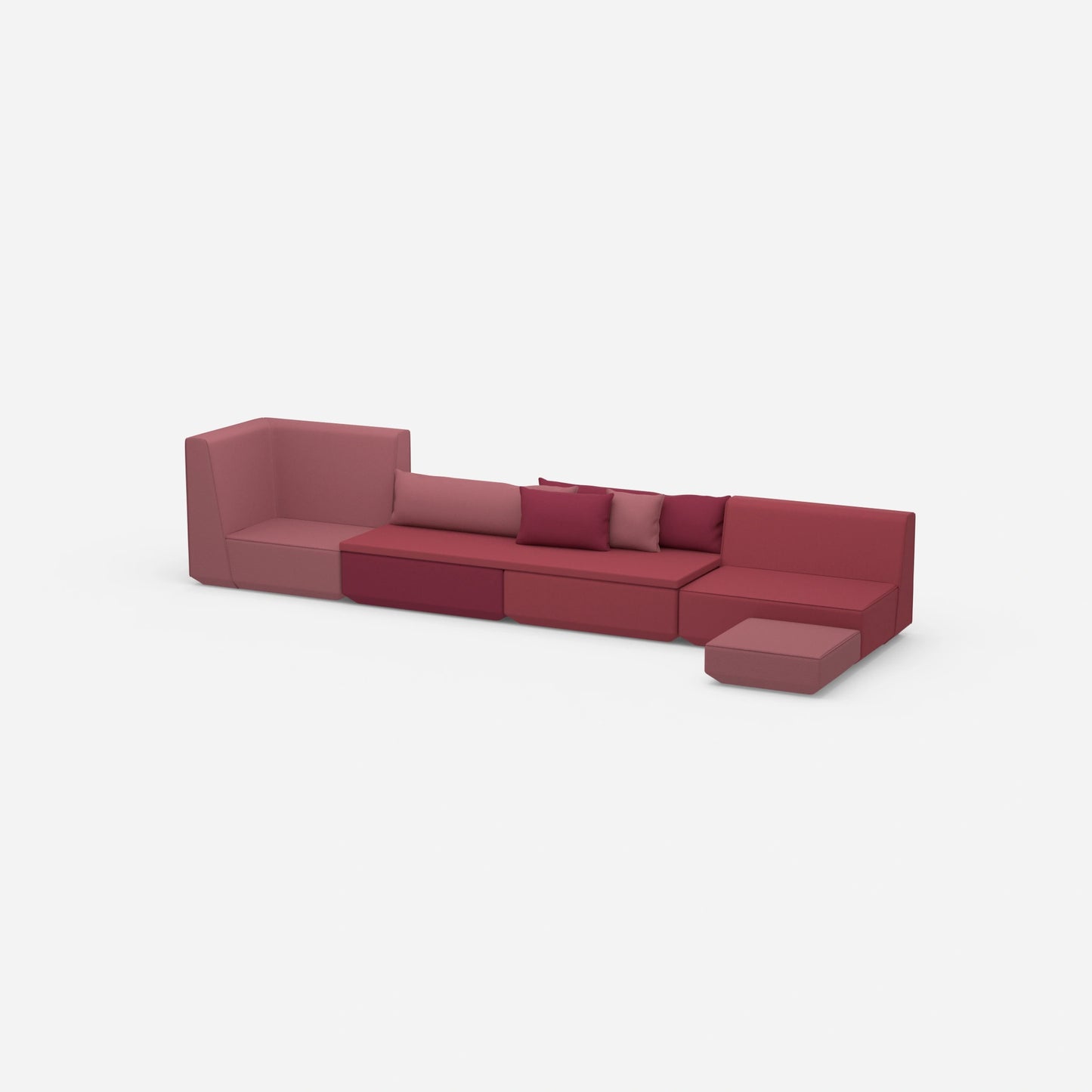 Comfortable sofa beds from the side