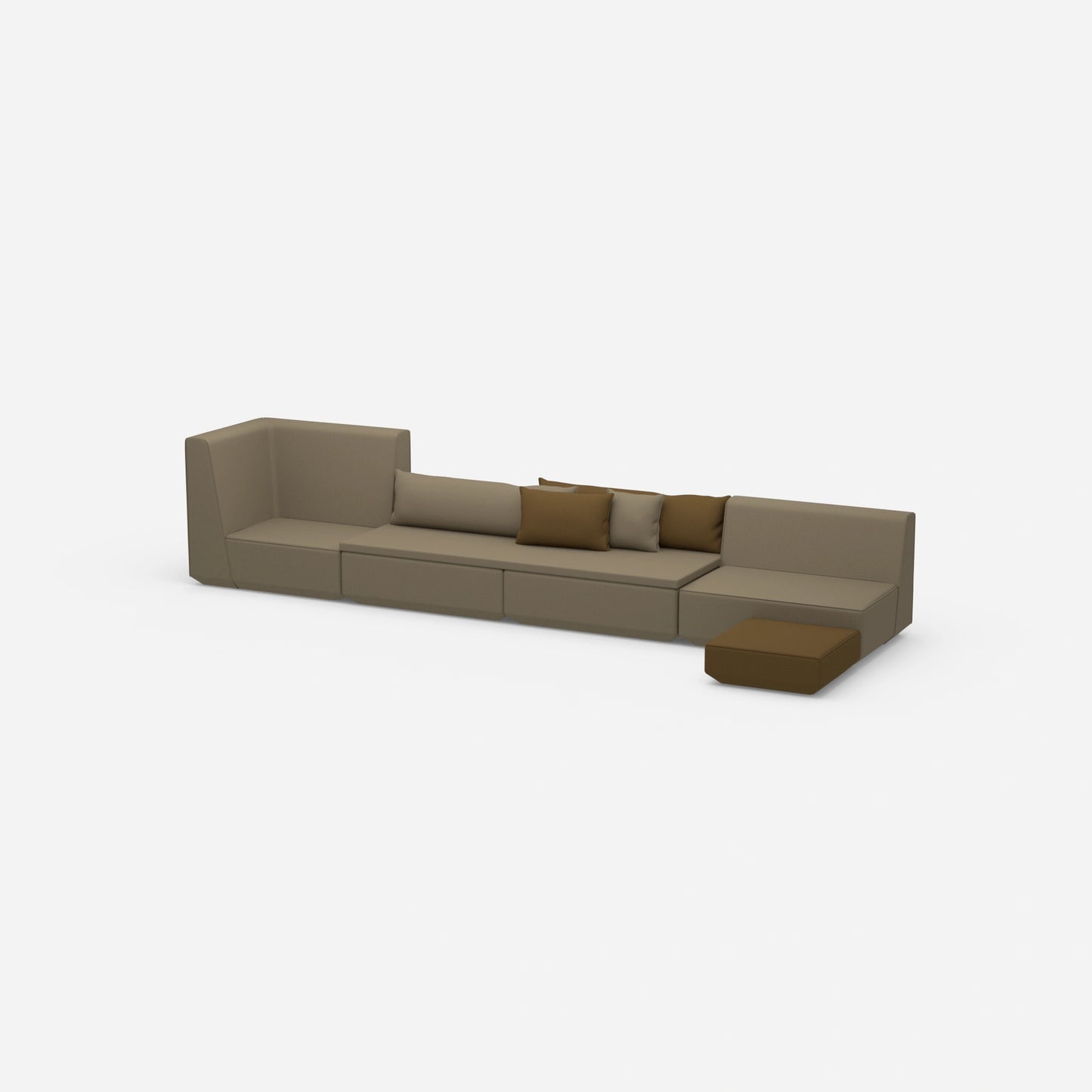 Comfortable sofa beds from the side