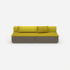 Small sofa with sleep function from the front