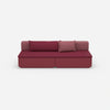 Small sofa with sleep function from the front