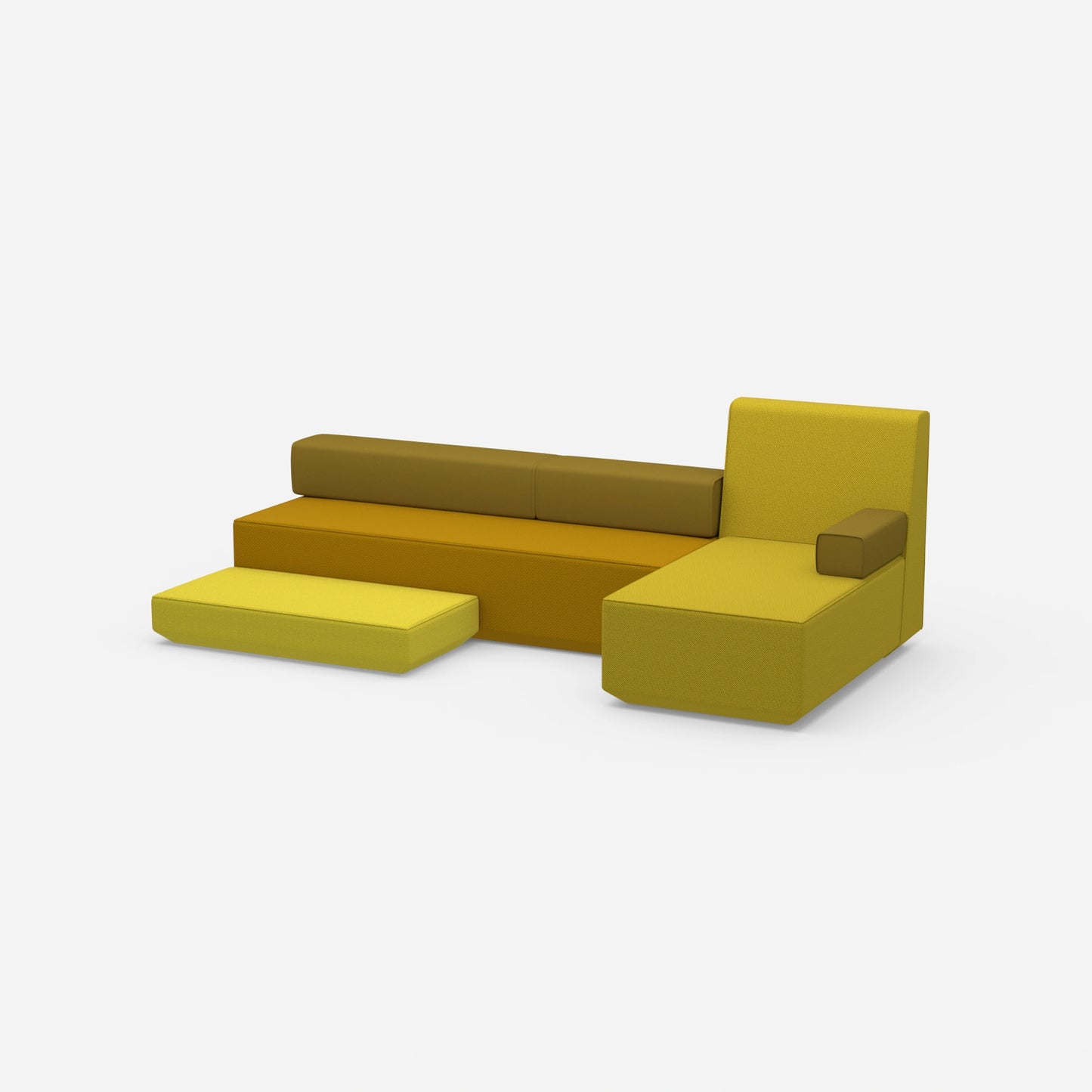 Couch with bed from the side