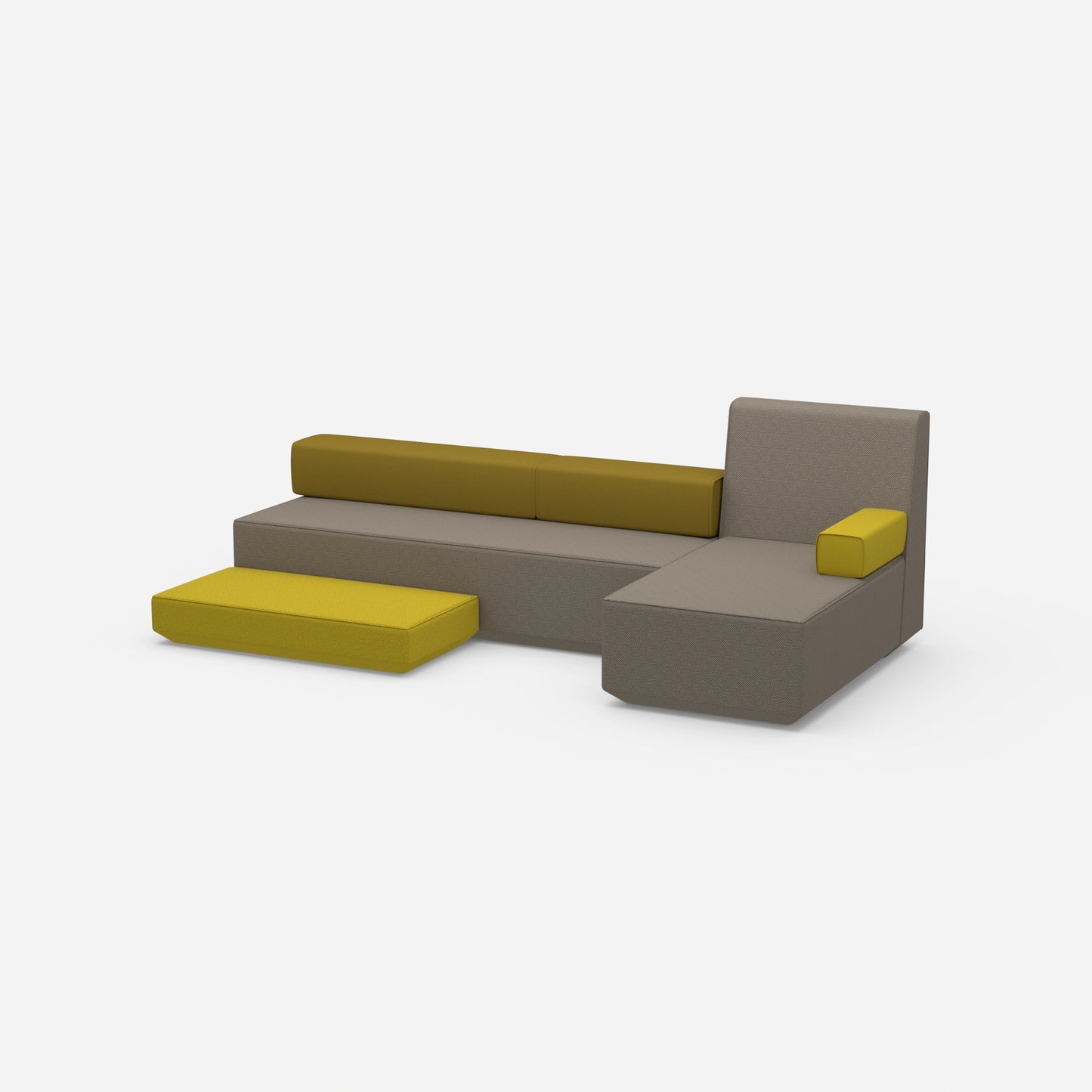 Couch with bed from the side