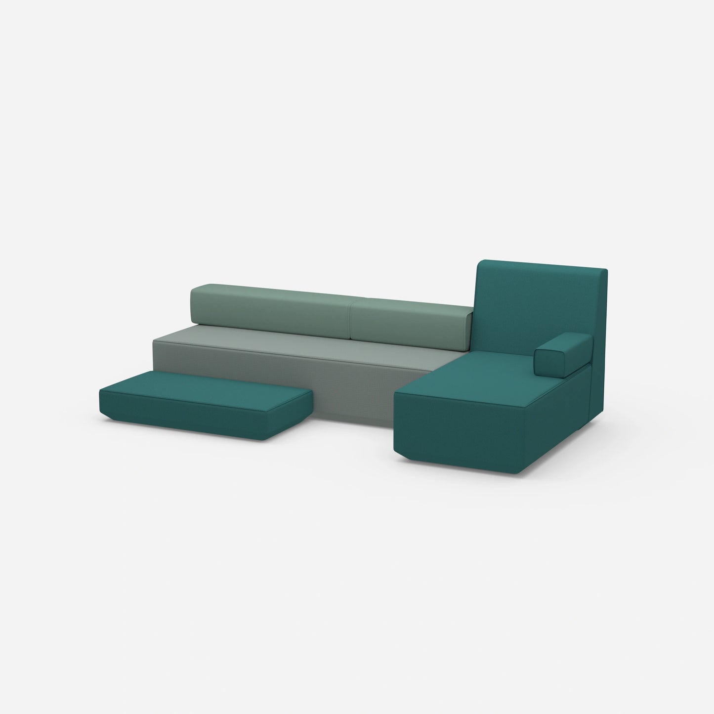 Couch with bed from the side