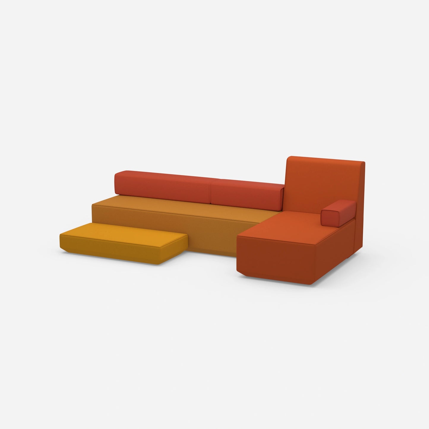 Couch with bed from the side