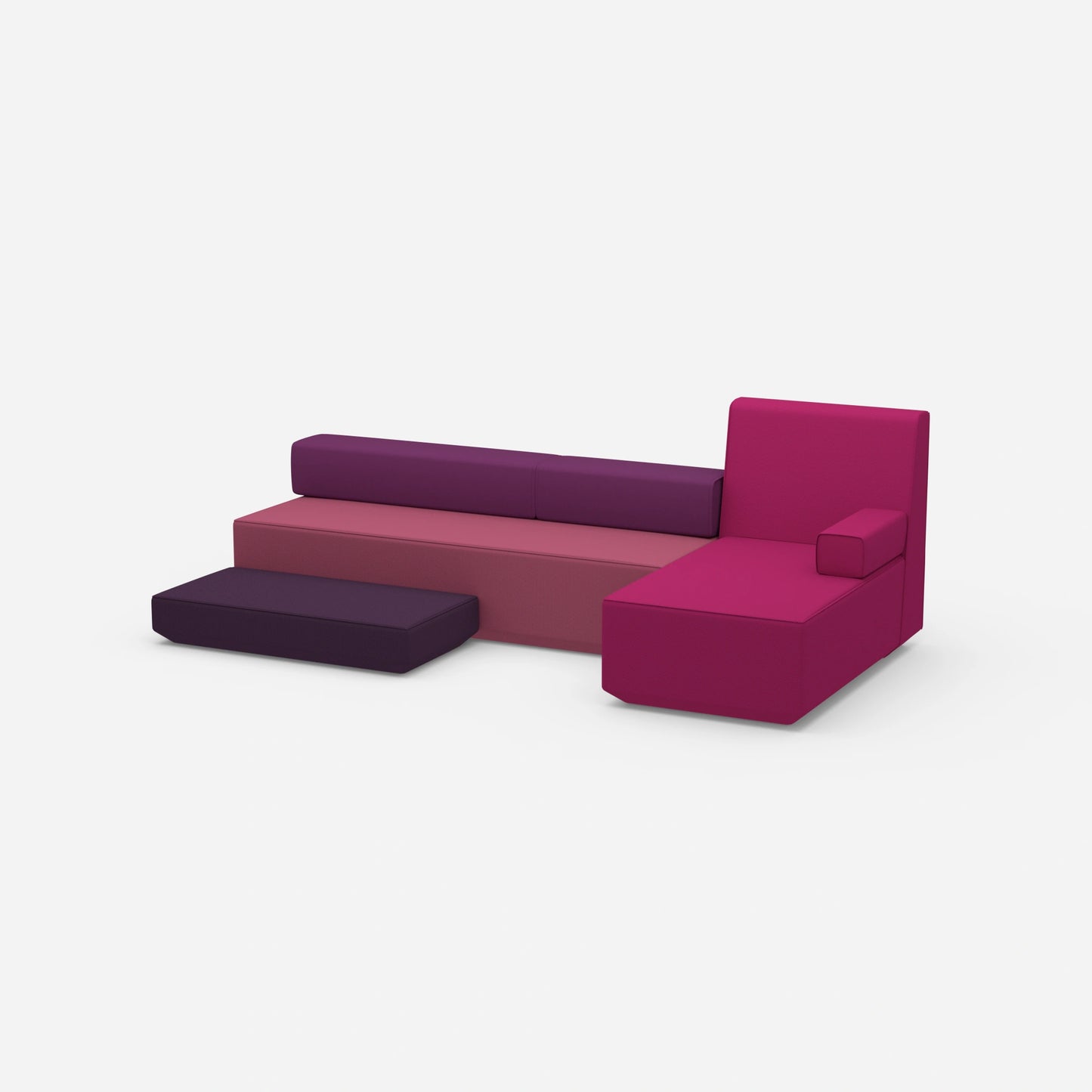 Couch with bed from the side