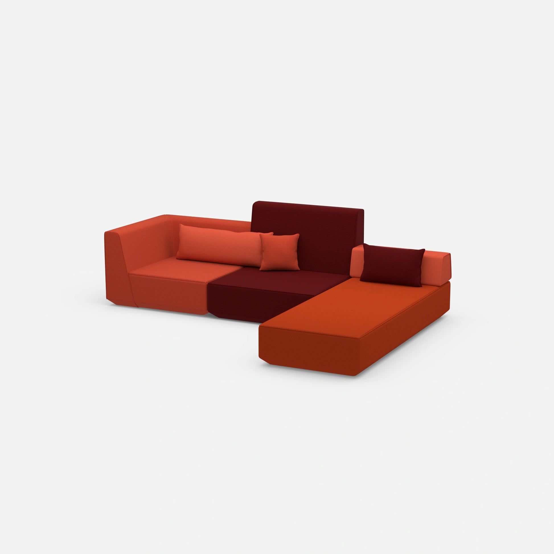 Sofa bed from the side