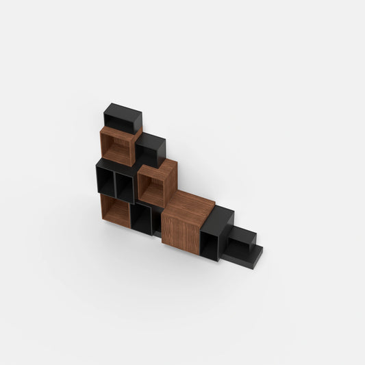 Sloped roof shelf RK1019 from above