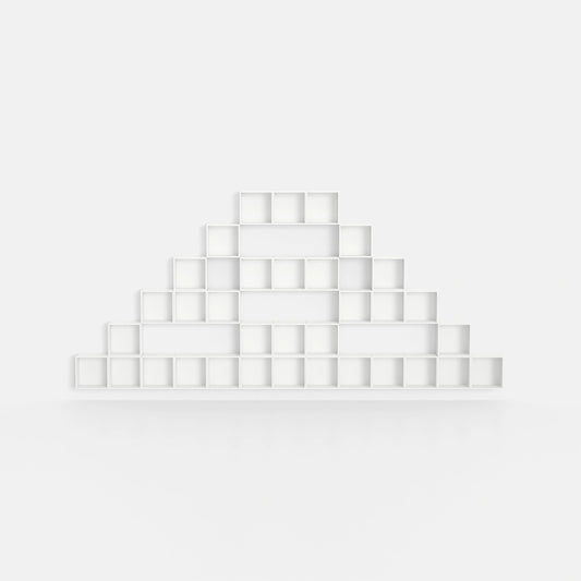 Sloped roof shelf RK1127 from the front