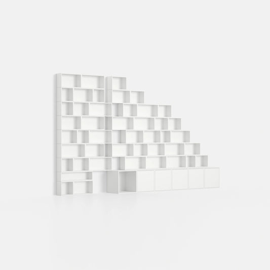 Sloped roof shelf RK1130 from the right side