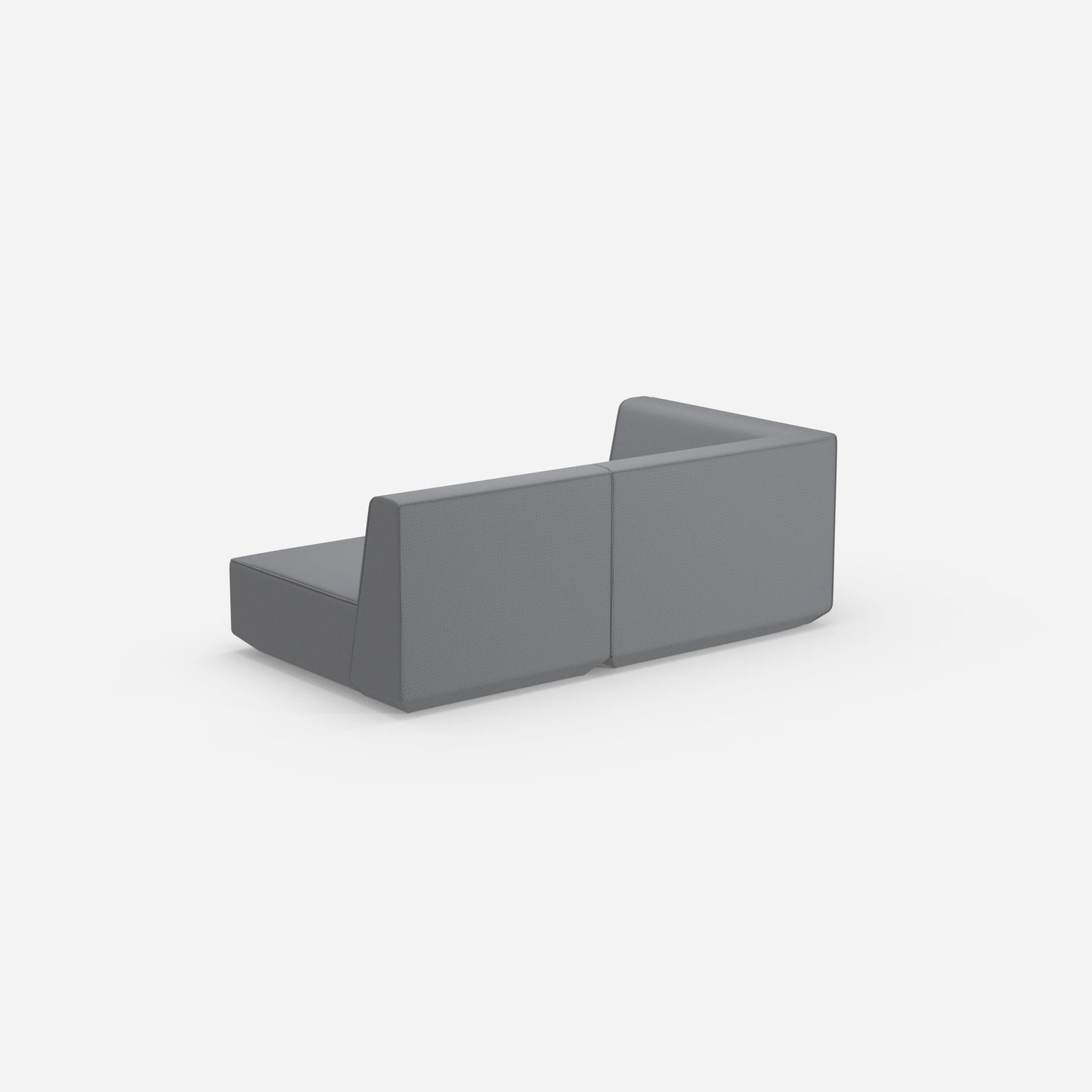 grey modular sofa 180 cm wide from the back