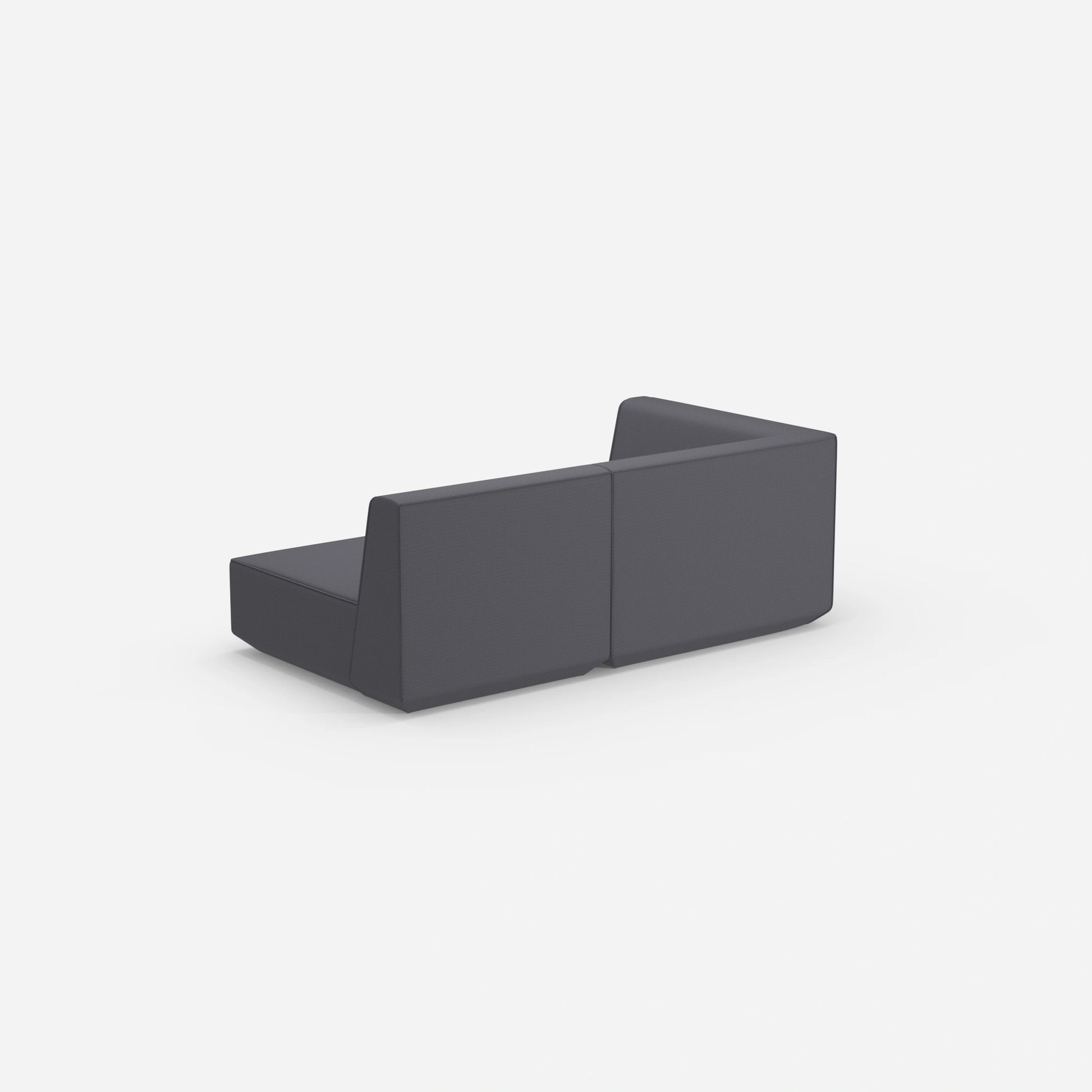 grey modular sofa 180 cm wide from the back