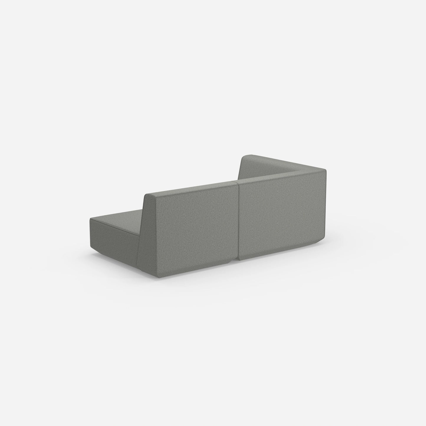 grey modular sofa 180 cm wide from the back
