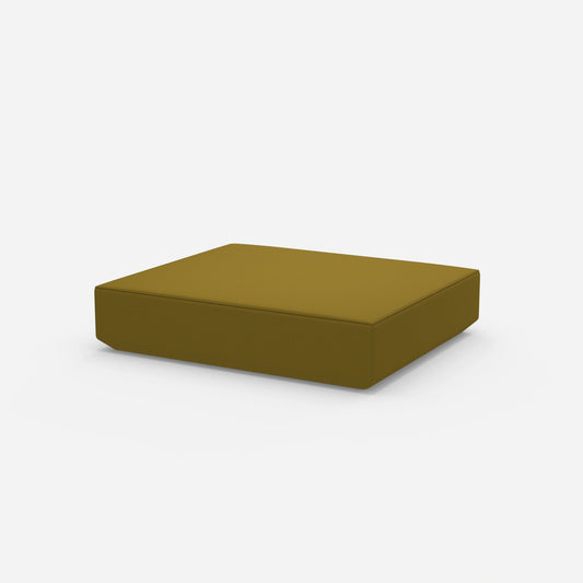 Large modern pouf from the side