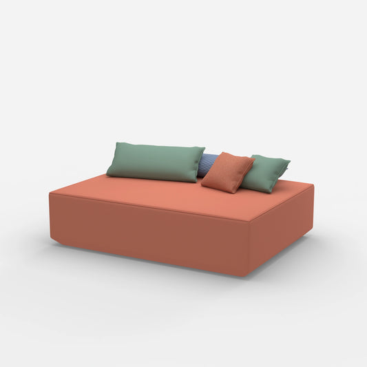 Large pouf from the side