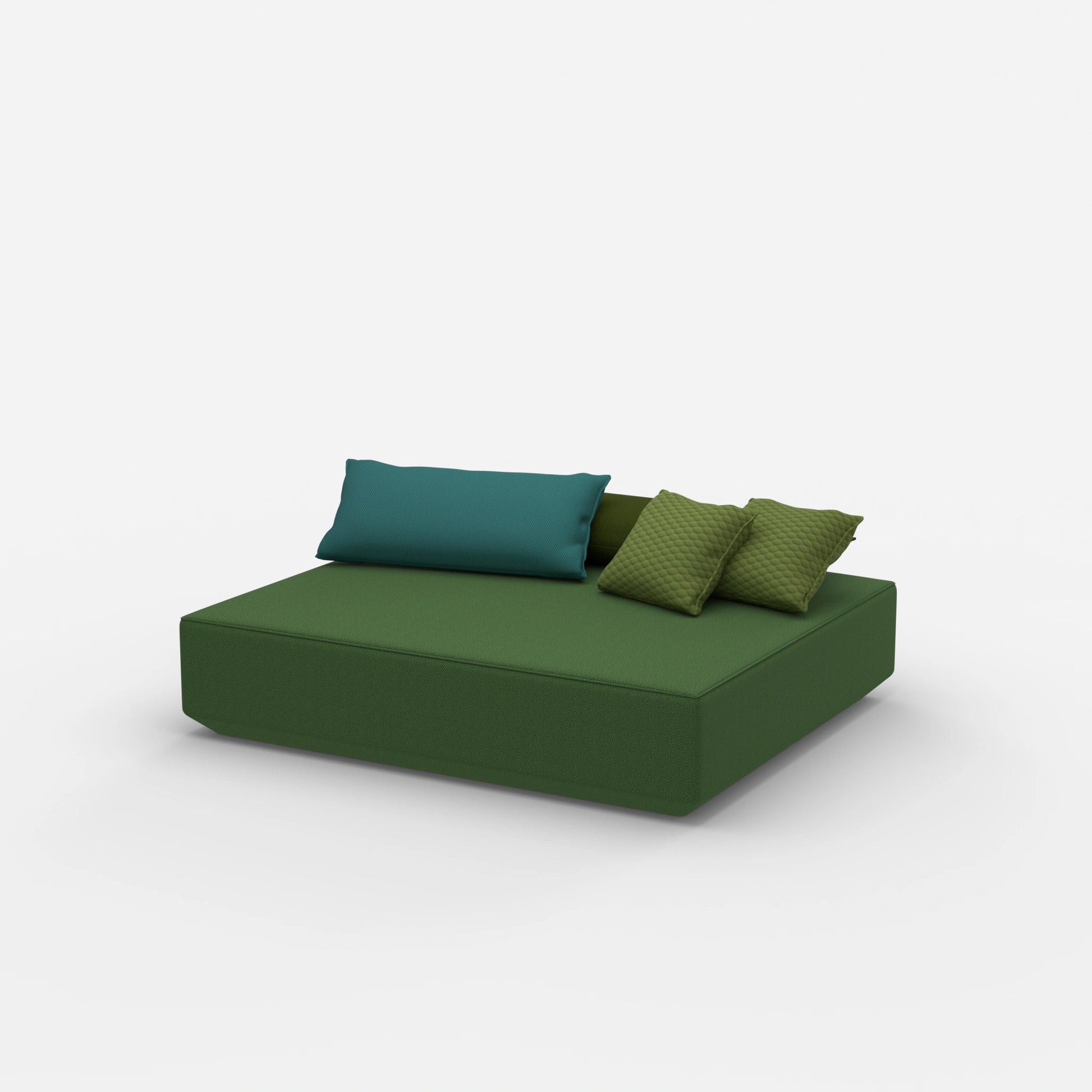 Large pouf module from the side