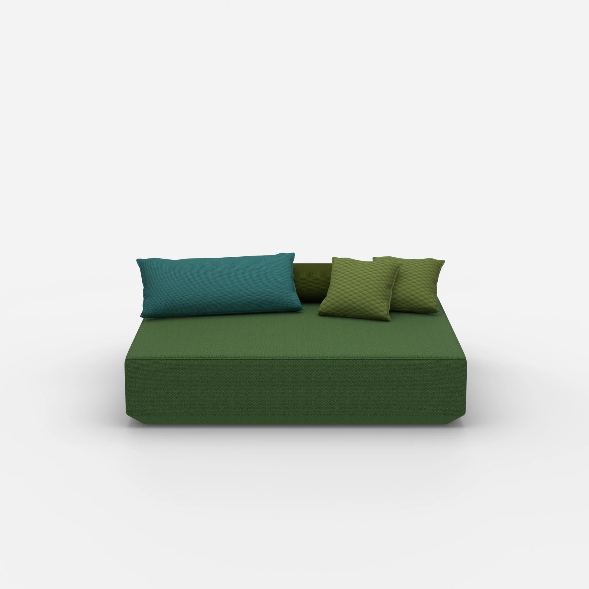 Large pouf module from the front