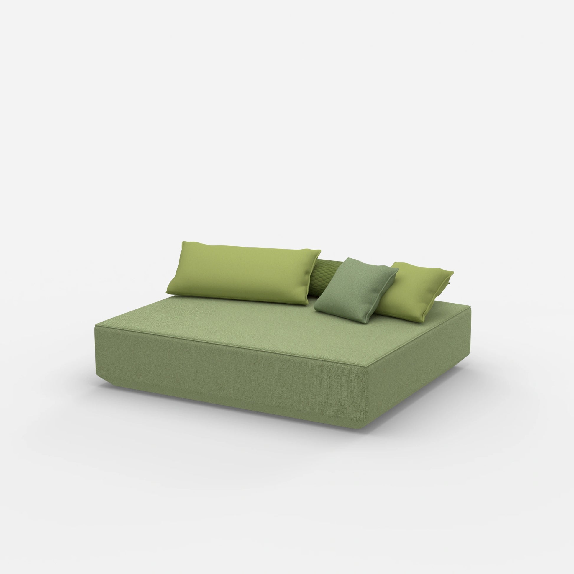 Large pouf module from the side