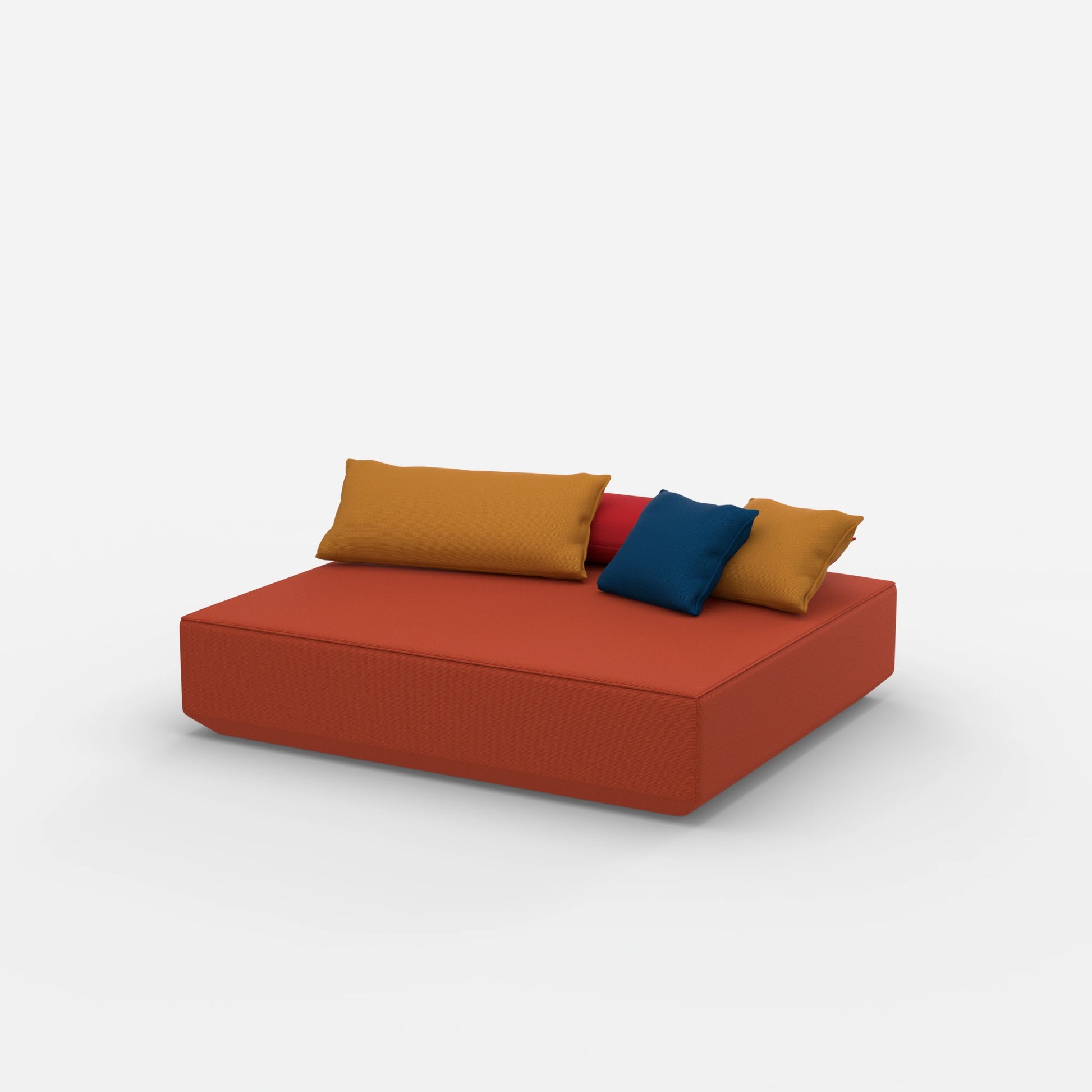 Large pouf module from the side