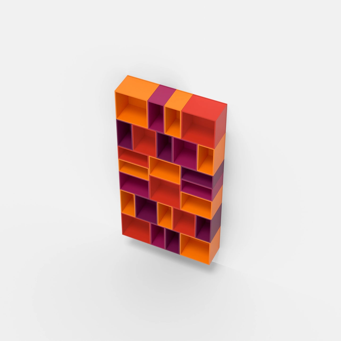 Wall-mounted shelving RK010 from above