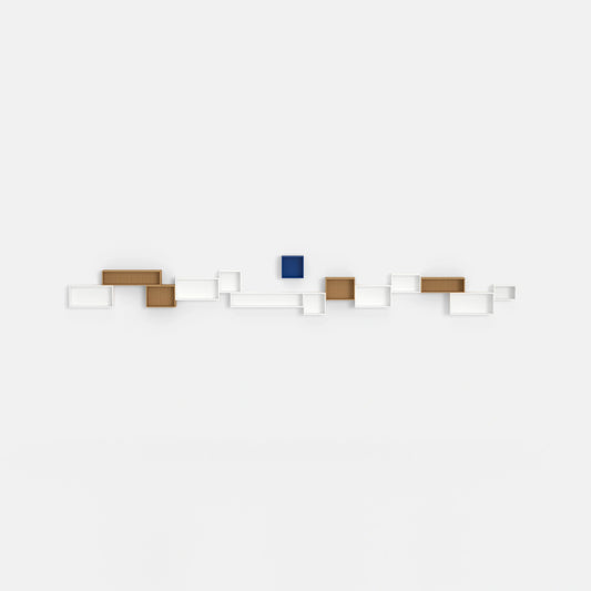 Wall-mounted shelving RK1059 from the front