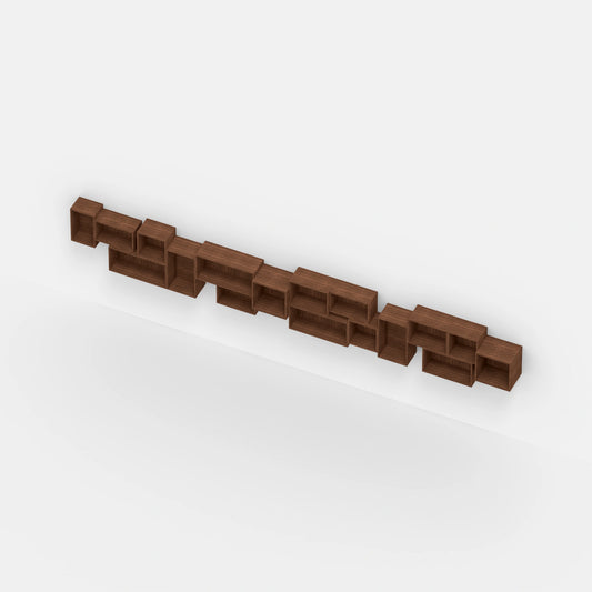 Wall-mounted shelving RK1122 from above