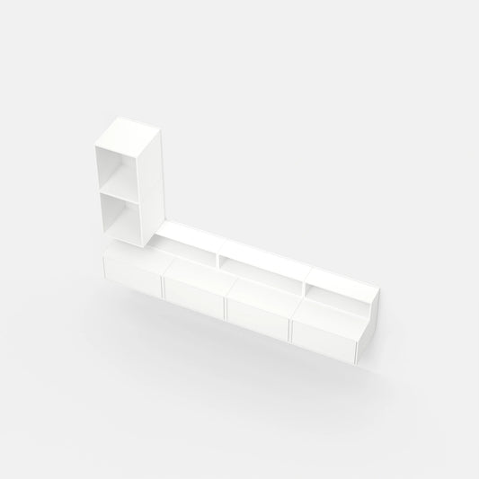 Wall-mounted shelving RK1155 from above