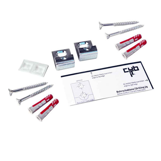 Shelving system replacement hook set