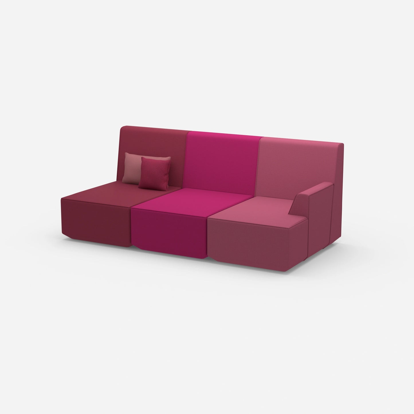 Home cinema sofa 3 seater from the side