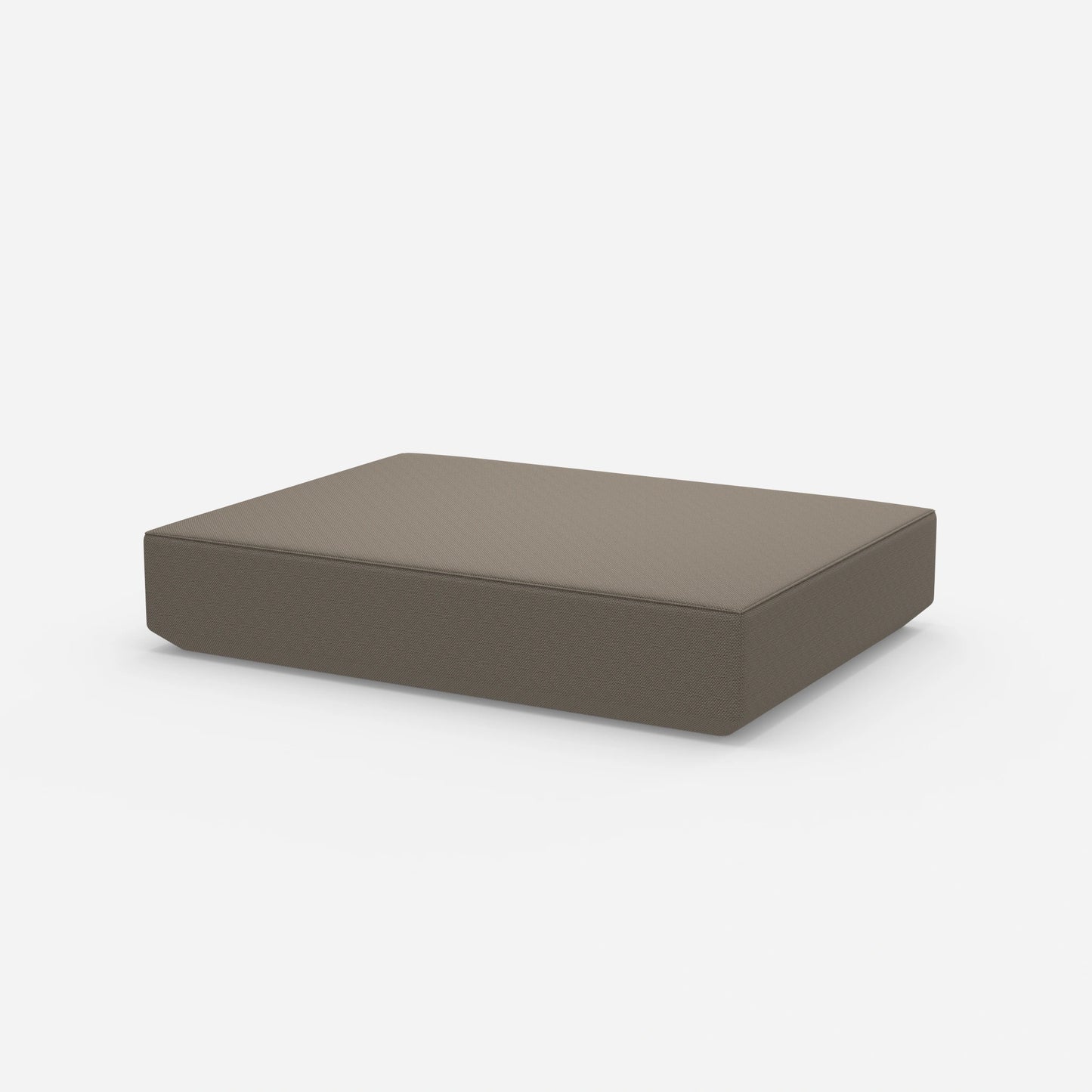 Modern pouf large 160 cm wide from the side