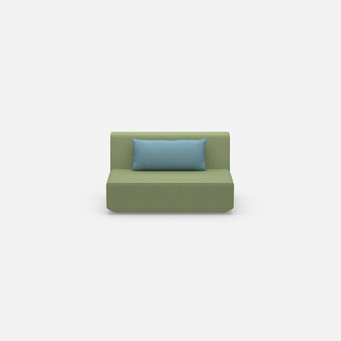 Modular sofa 120 cm wide from the front