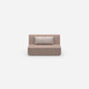 Modular sofa 120 cm wide from the front
