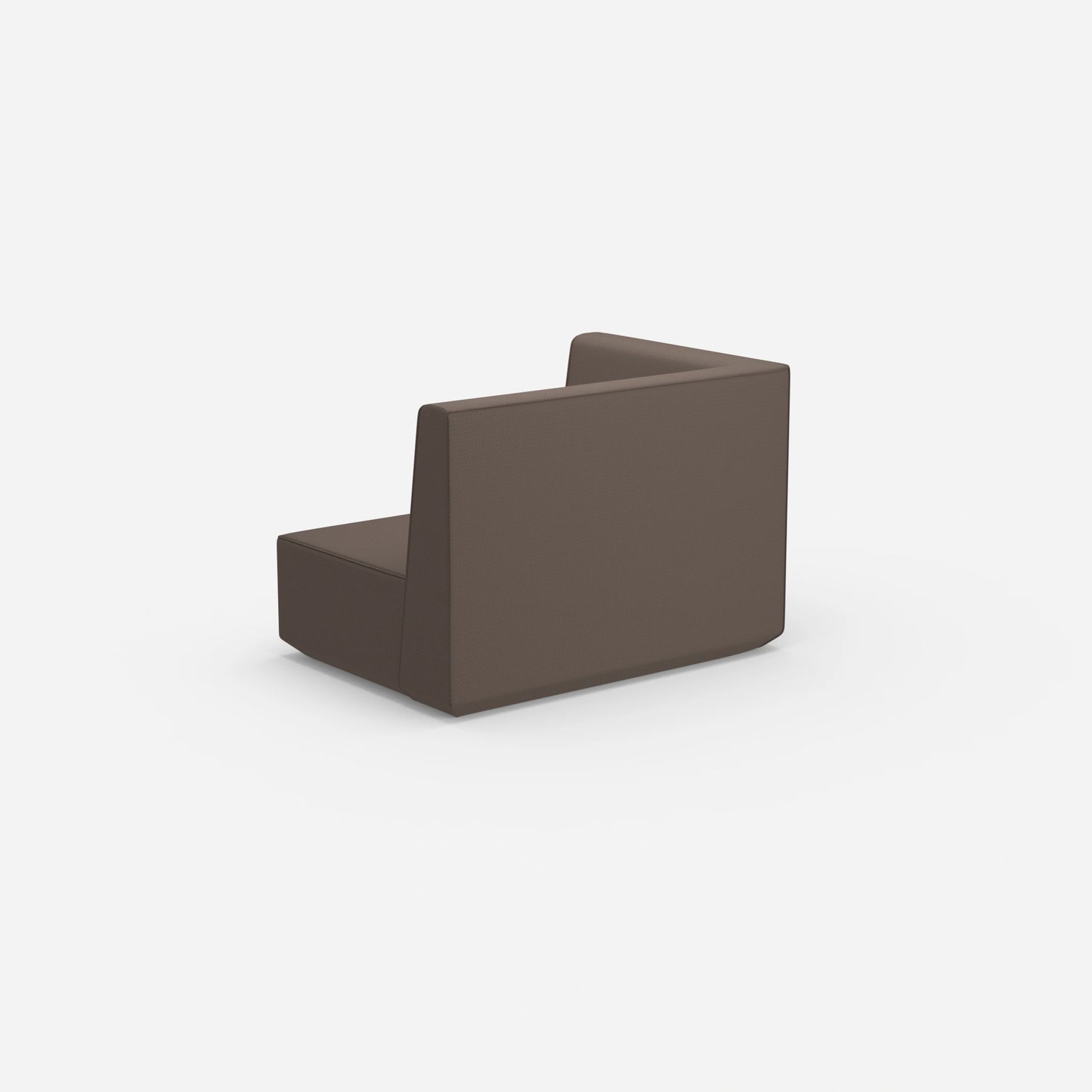 Modular sofa 140 cm wide from behind