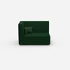 Modular sofa 140 cm wide from the front