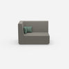 Modular sofa 140 cm wide from the front