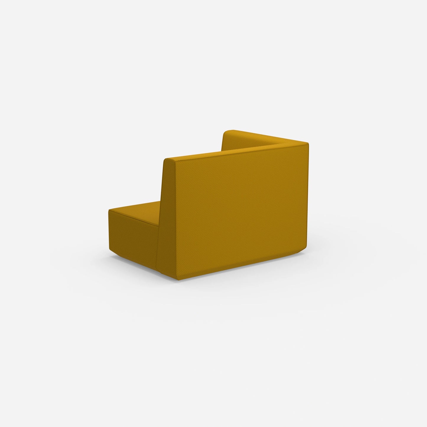 Modular sofa 140 cm wide from behind