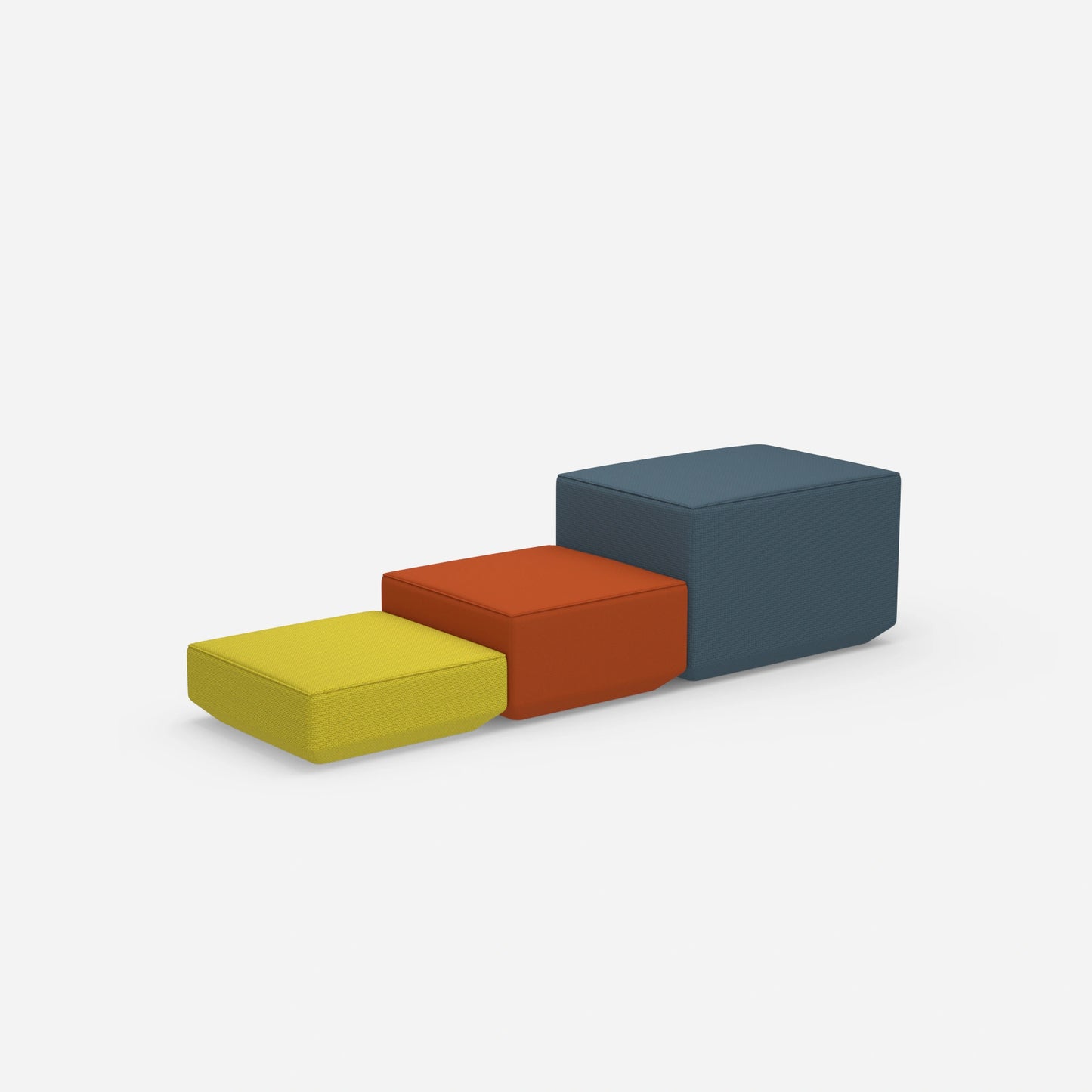 Upholstered bench bedroom from behind