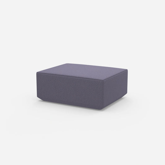 Pouf modern 41 cm high from the side