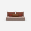 Sofa bed 100 cm wide from the front
