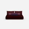 Sofa bed 100 cm wide from the front