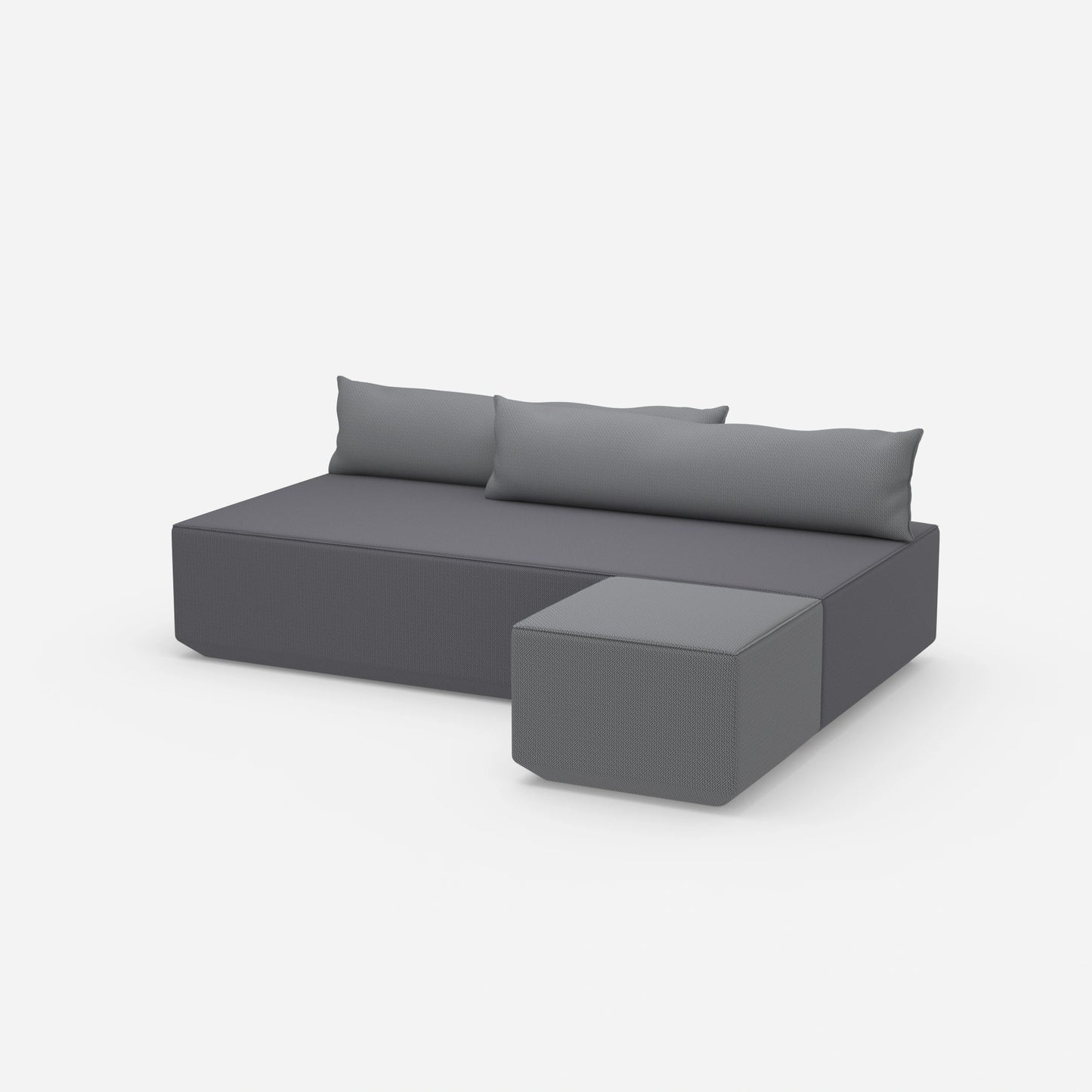 Sofa bed 2m wide from the side