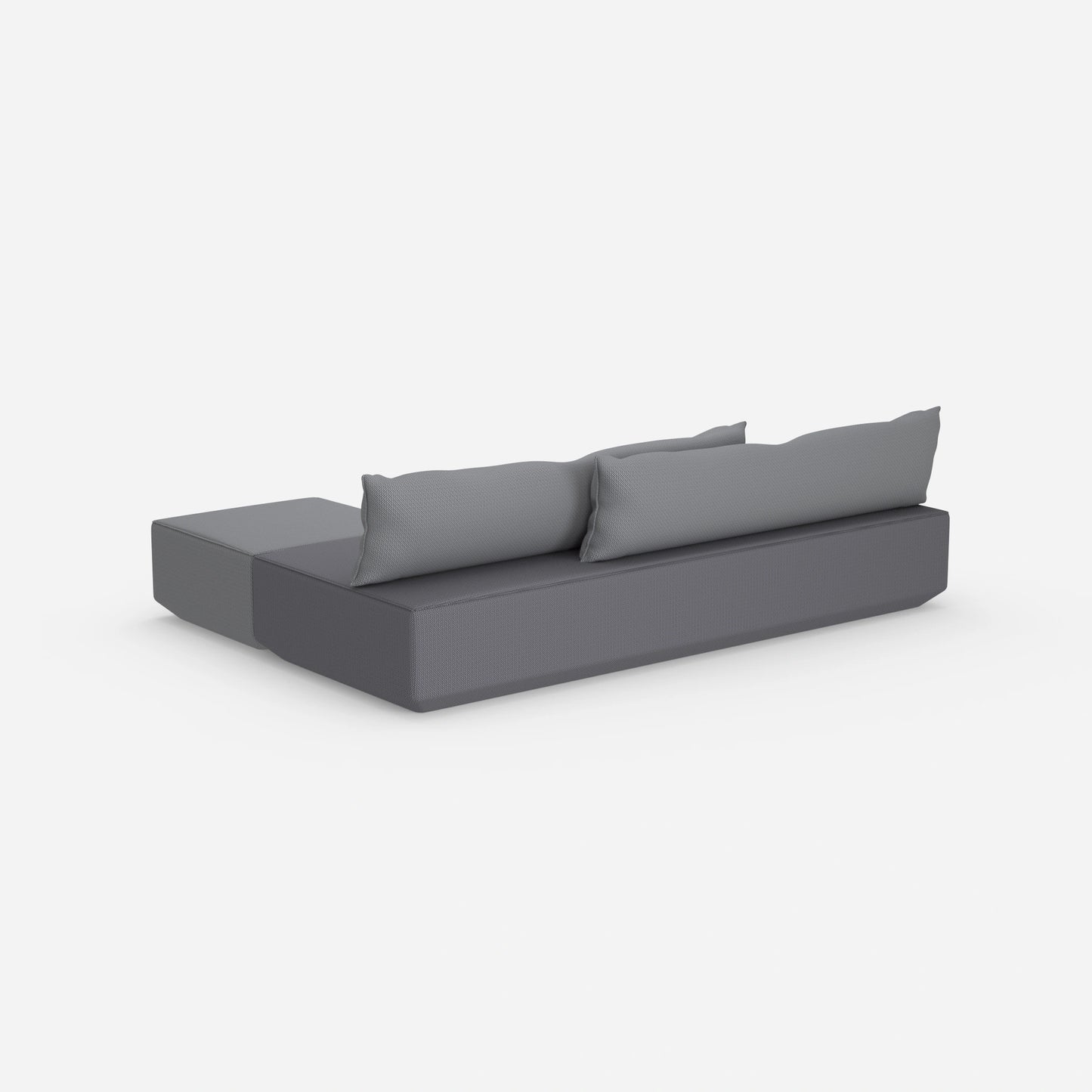 Sofa bed 2m from the rear