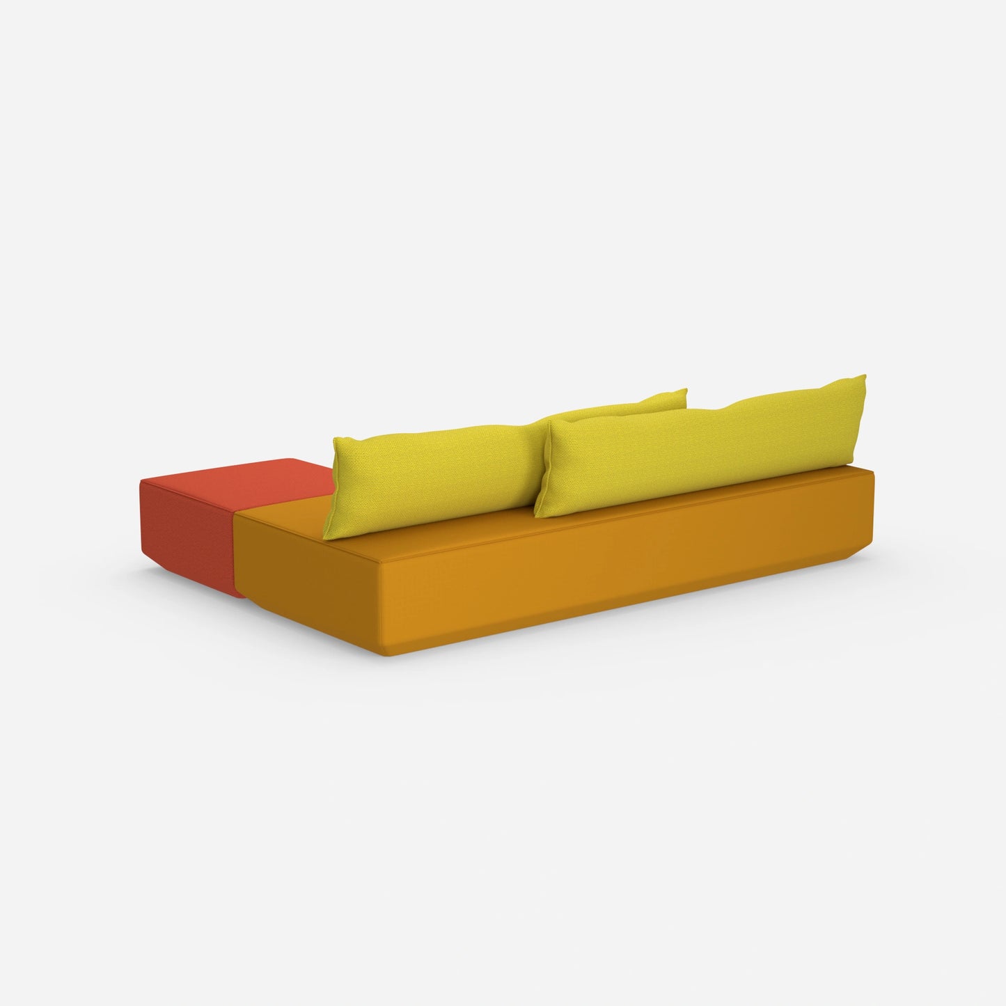 Sofa bed 2m from the rear