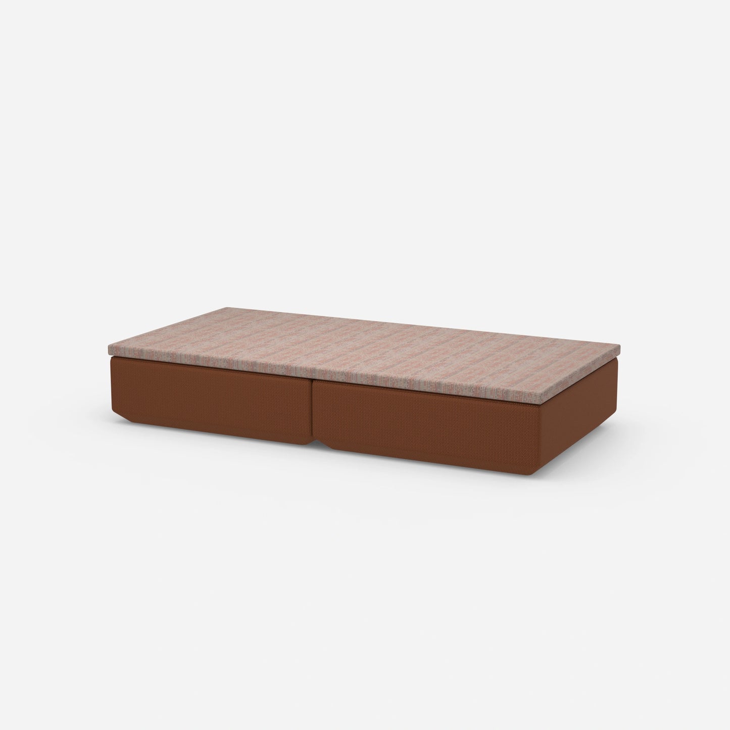 Sofa bed, floor-to-ceiling from the side