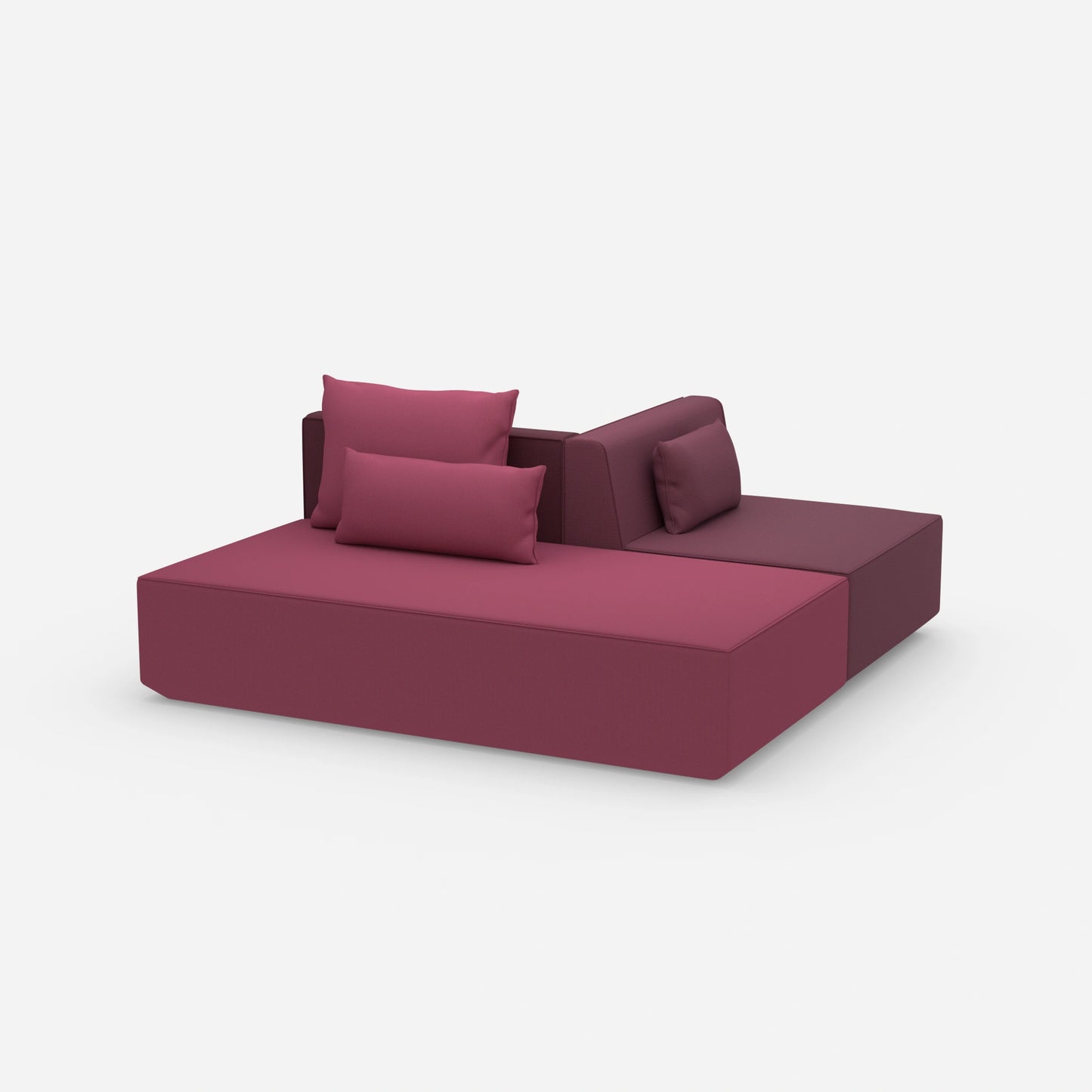 Sofa bed office from the side