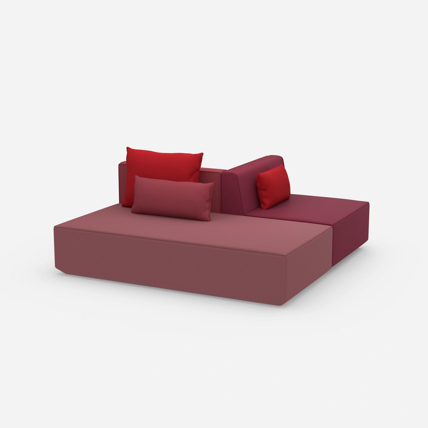 Sofa bed office from the side