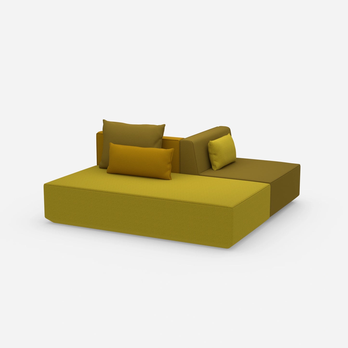 Sofa bed office from the side