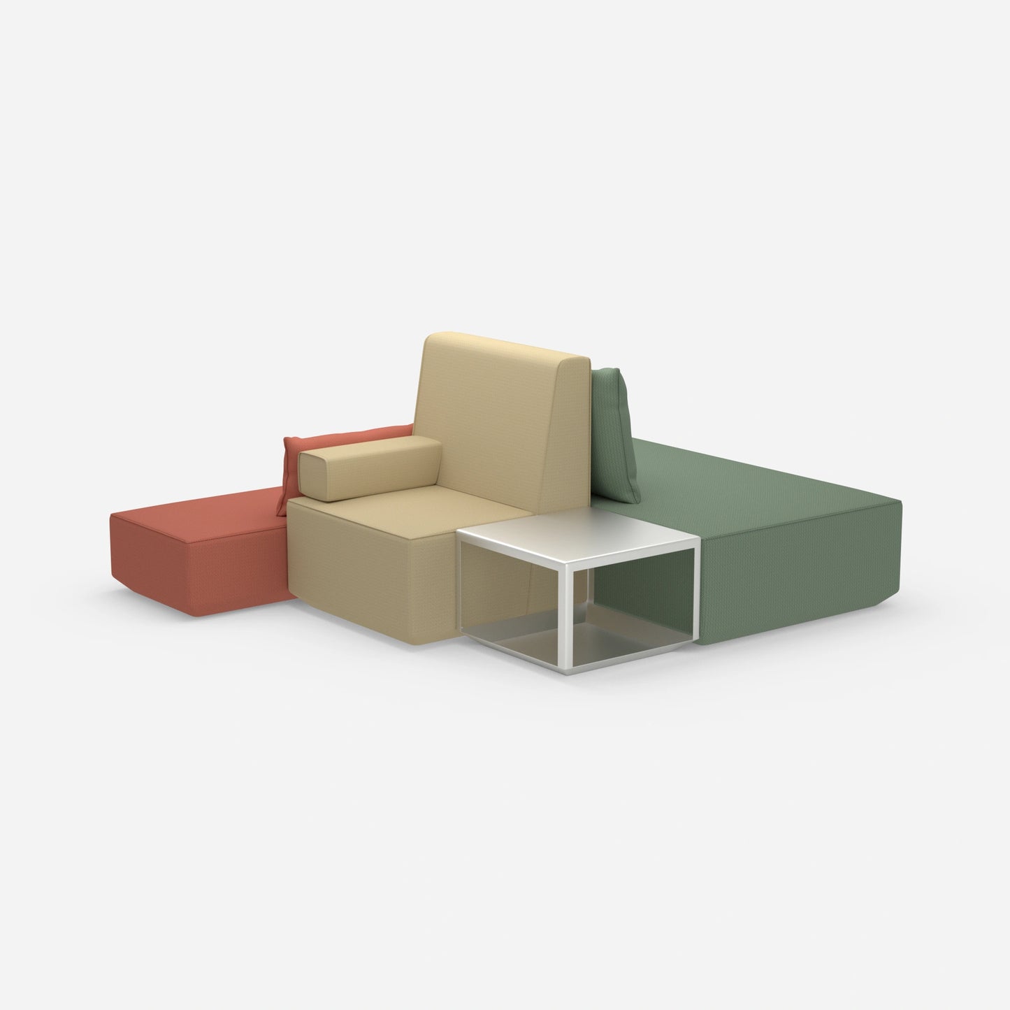 Sofa bed designer from behind